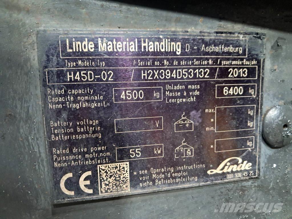 Linde H45D-02 Dizel forkliftler