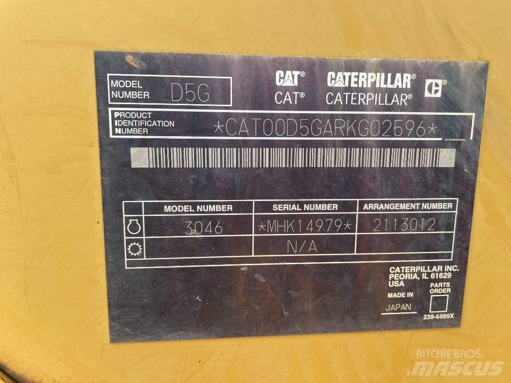 CAT D 5 LGP Paletli dozerler