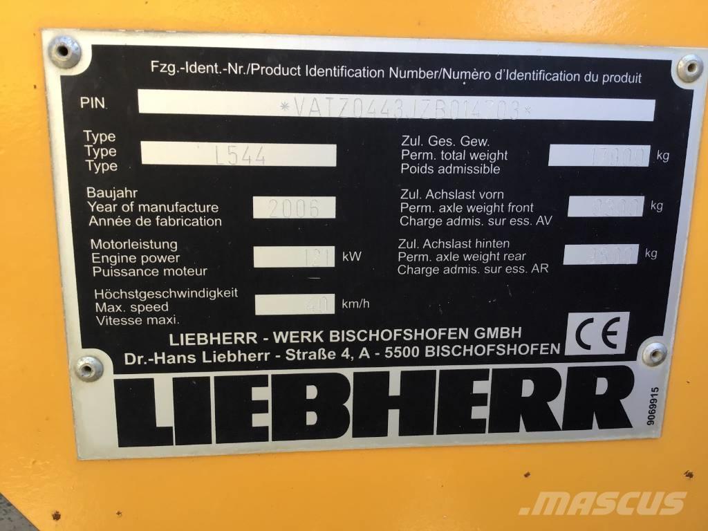 Liebherr L 544 Tekerlekli yükleyiciler