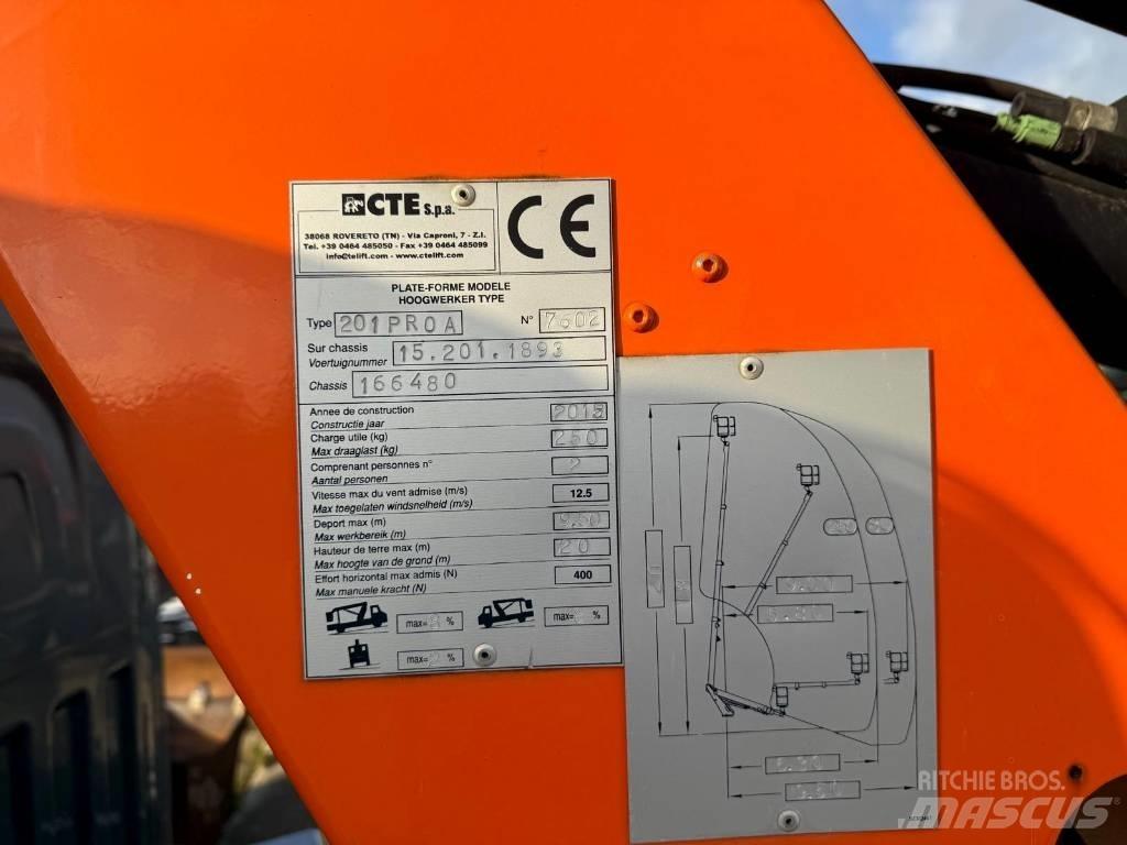 Renault Maxity 120 Diger lift ve platformlar