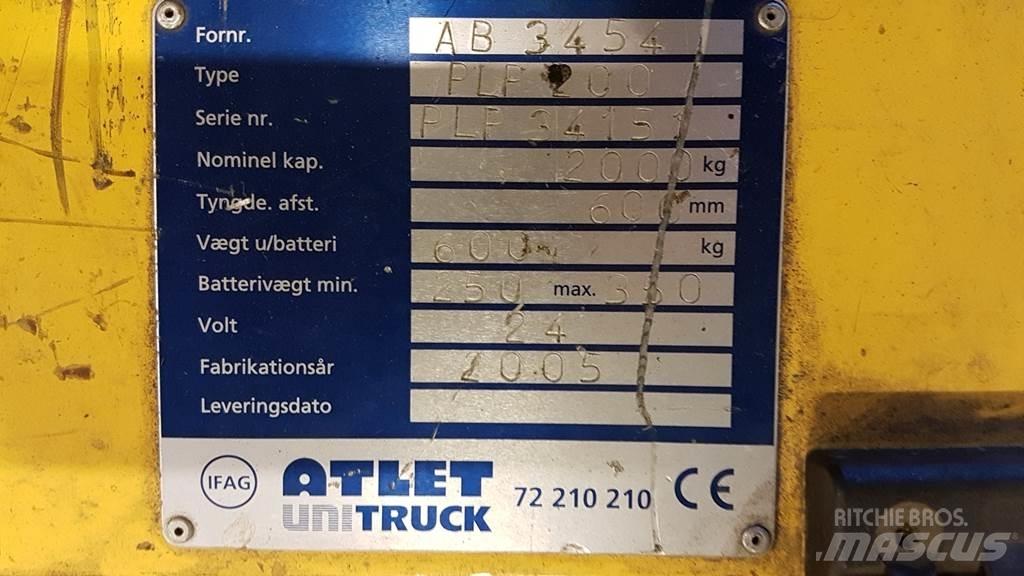 Atlet PLP200 Düsük seviye kaldirici