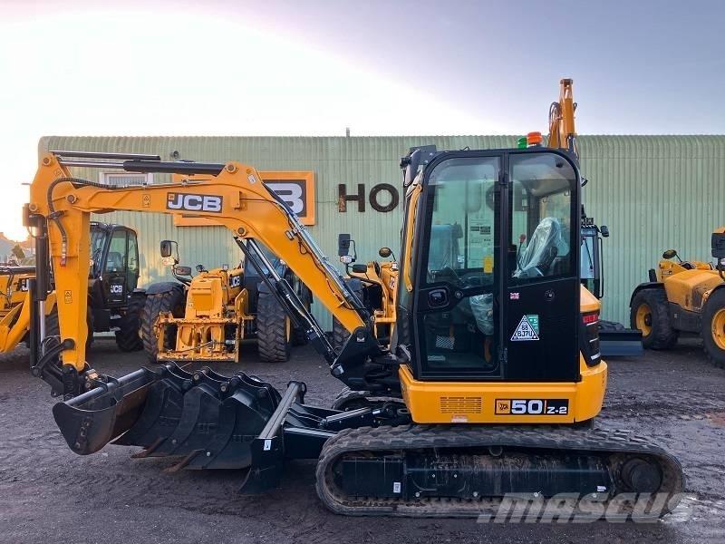 JCB 50 Z-2 Mini ekskavatörler, 7 tona dek