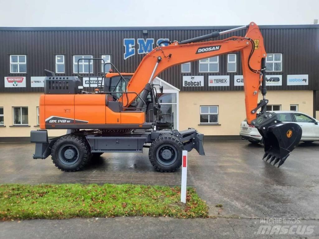 Doosan Dx140W-7 Lastik tekerli ekskavatörler