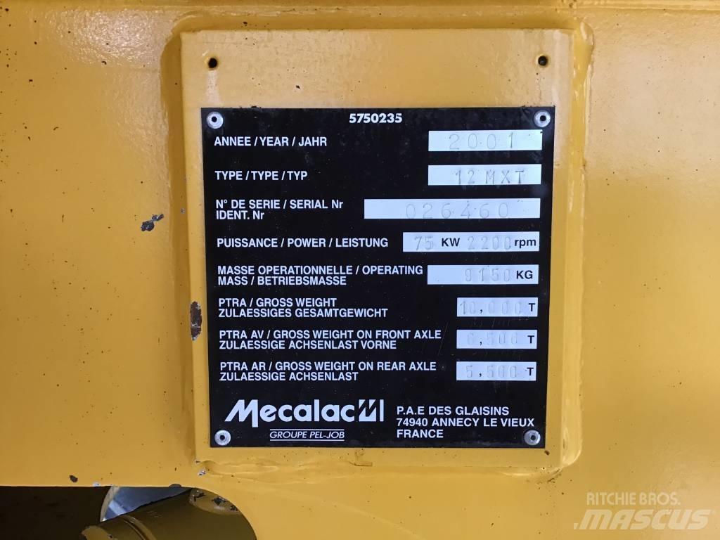 Mecalac 12 MXT Lastik tekerli ekskavatörler