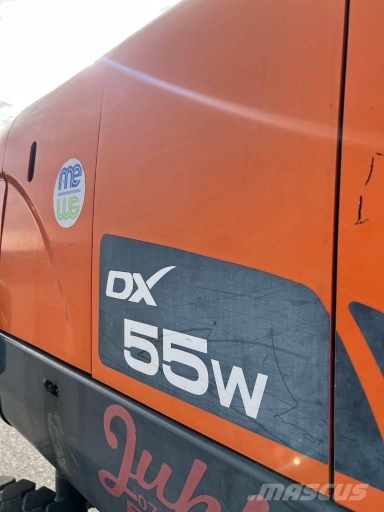 Doosan DX 55 Mini ekskavatörler, 7 tona dek