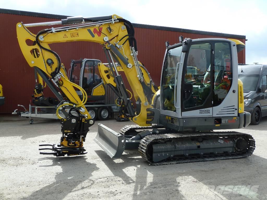 Wacker Neuson ET65 Mini ekskavatörler, 7 tona dek