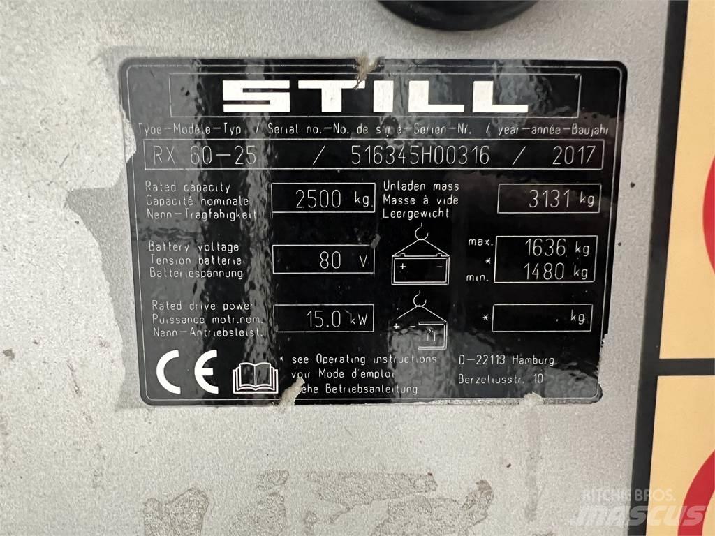 Still RX60-25 Elektrikli forkliftler