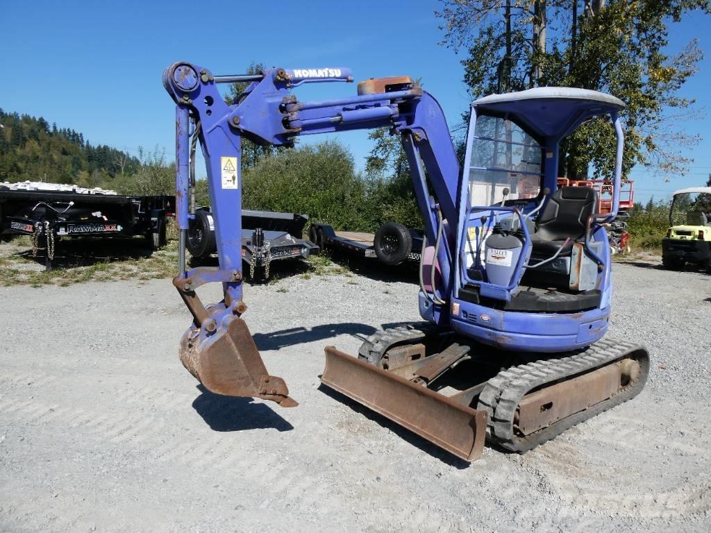 Komatsu PC20UU-3 Mini ekskavatörler, 7 tona dek