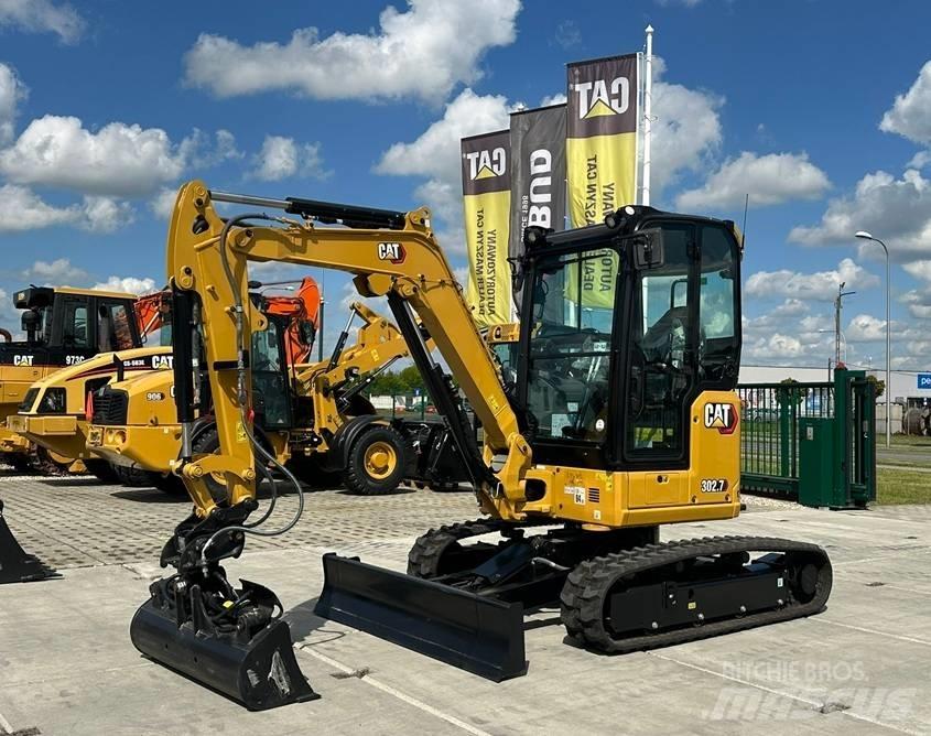 CAT 302.7 CR Mini ekskavatörler, 7 tona dek