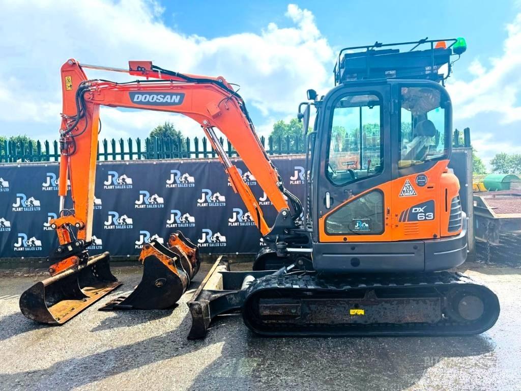 Doosan DX 63-3 Paletli ekskavatörler