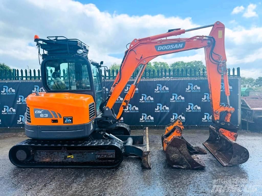 Doosan DX 63-3 Paletli ekskavatörler