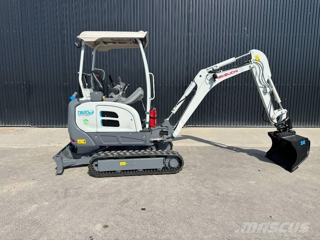 Takeuchi TB 20 E Mini ekskavatörler, 7 tona dek
