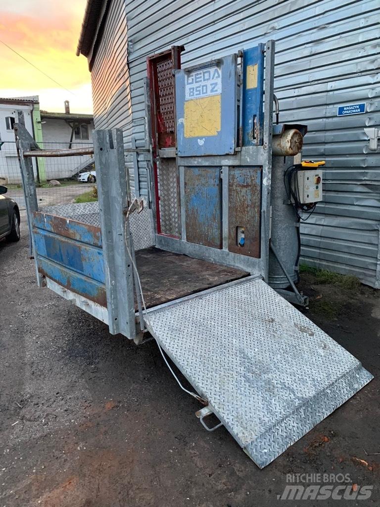 Geda 850Z İtmeli personel platformları
