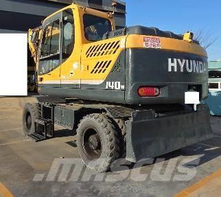 Hyundai Robex 140 W Lastik tekerli ekskavatörler
