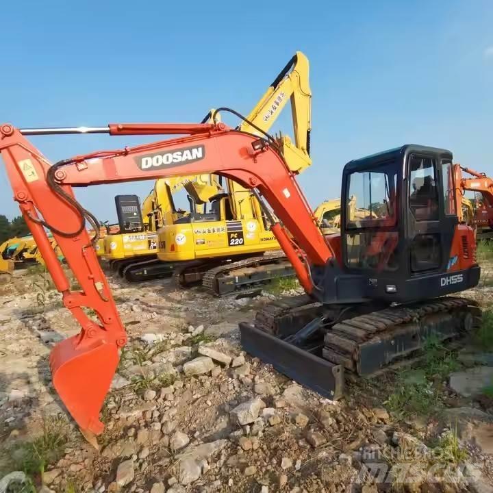 Doosan DH55 Mini ekskavatörler, 7 tona dek