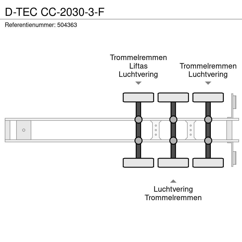 D-tec CC-2030-3-F Konteyner yari çekiciler