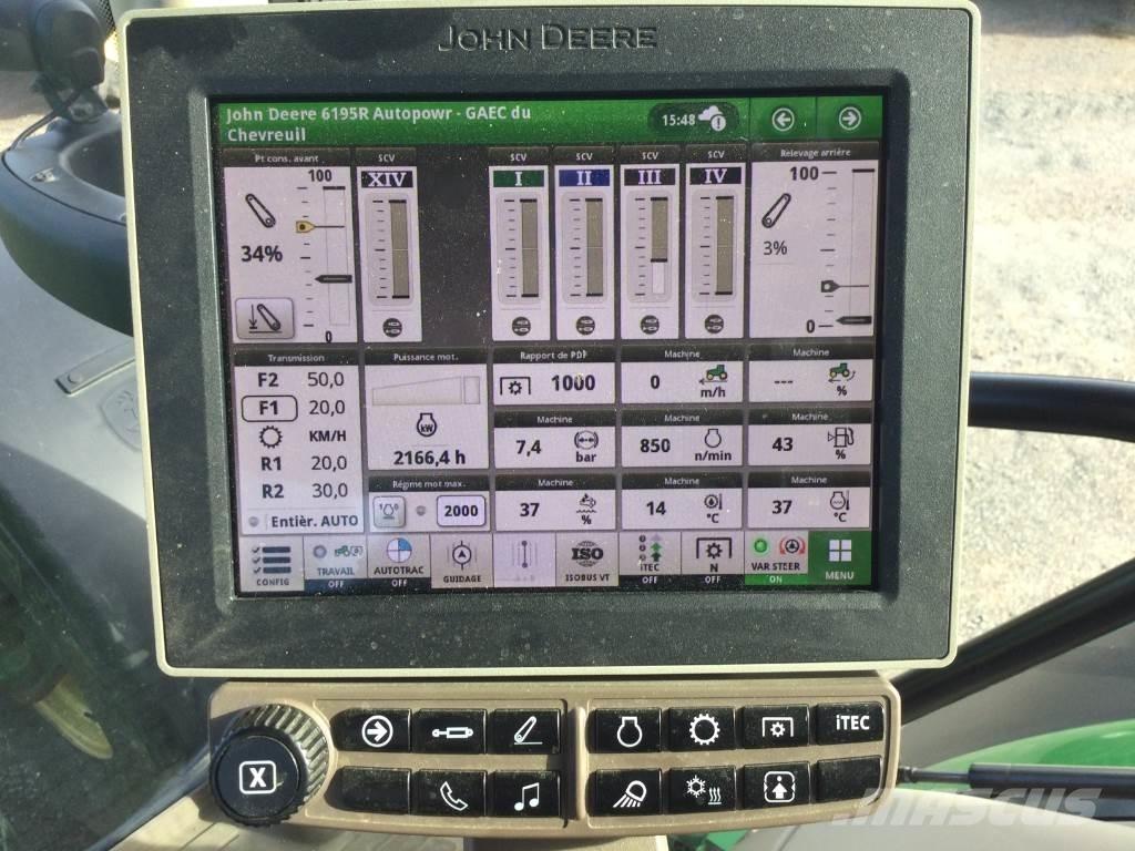 John Deere 6195R Traktörler