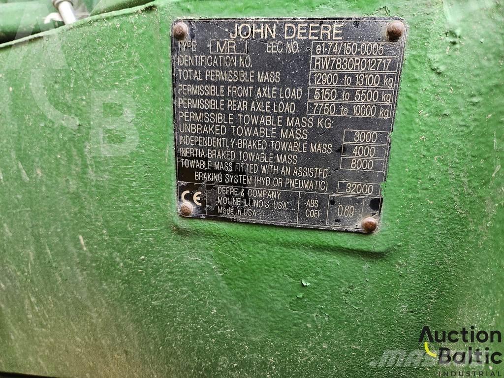 John Deere 7830 Traktörler