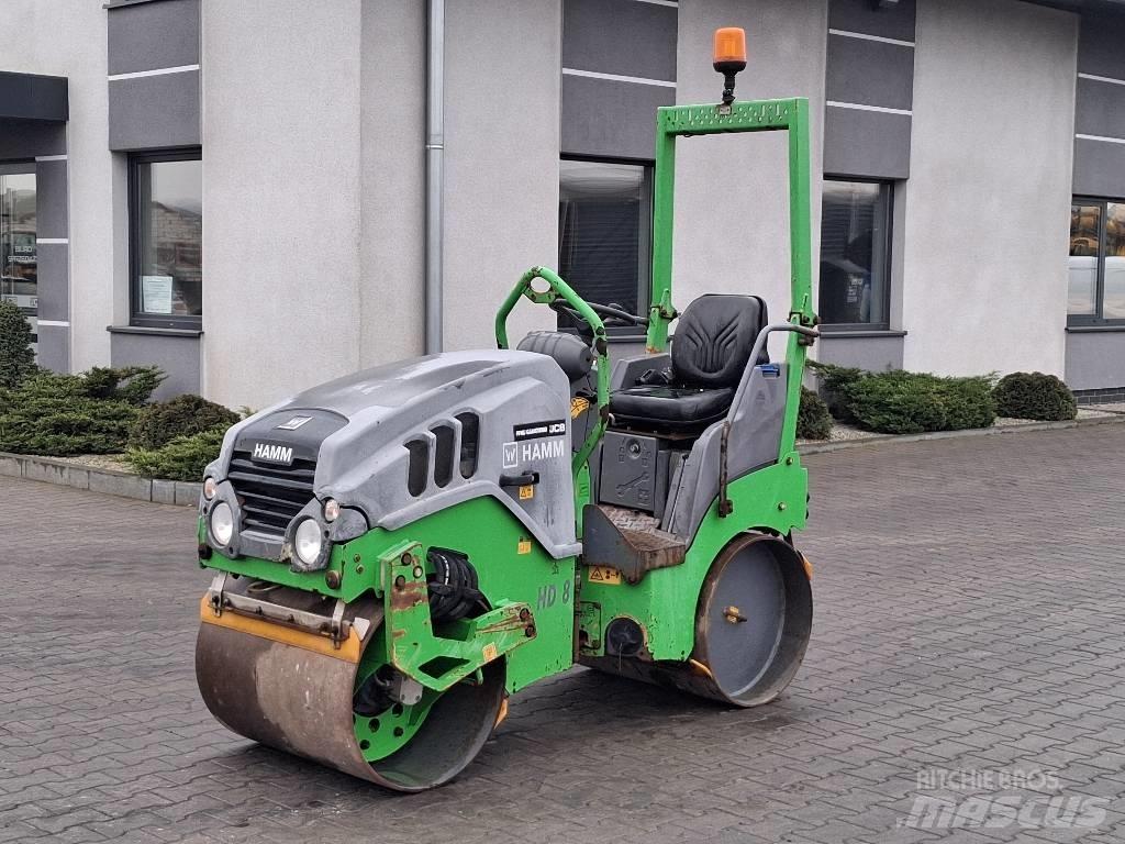 Hamm HD 8 VV Çift tamburlu silindirler