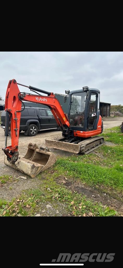 Kubota KX 71-3 Mini ekskavatörler, 7 tona dek