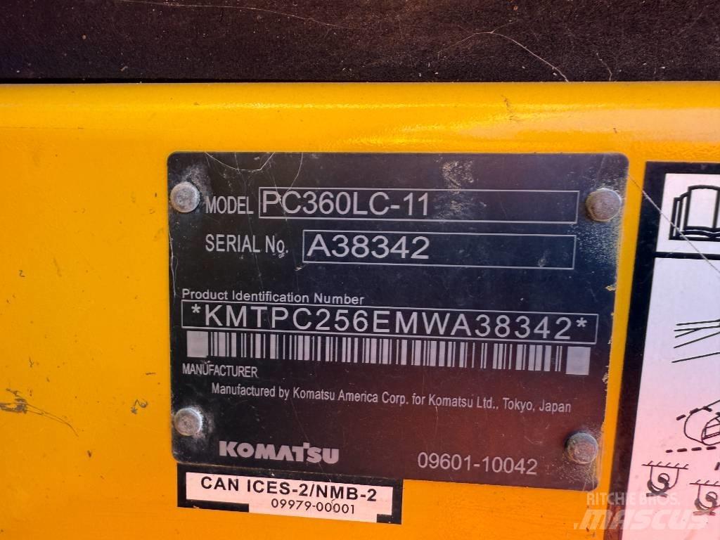 Komatsu PC360LC-11 Paletli ekskavatörler
