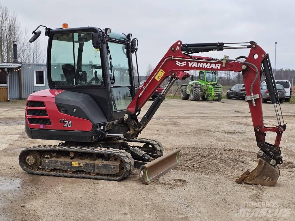 Yanmar SV 26 Mini ekskavatörler, 7 tona dek
