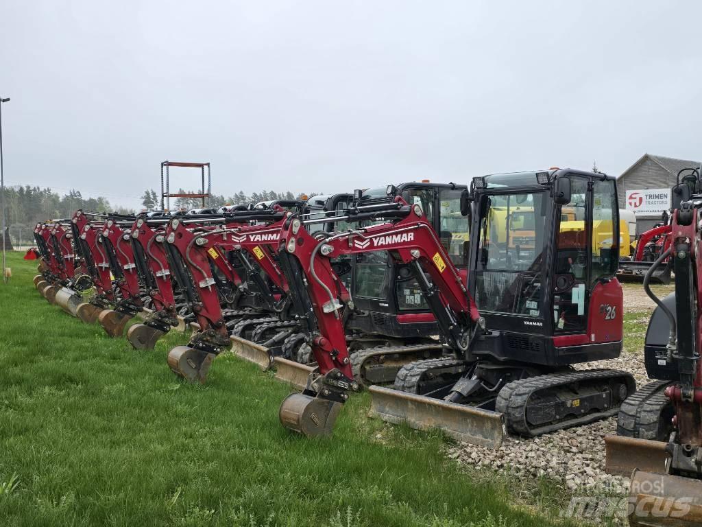 Yanmar SV 26 Mini ekskavatörler, 7 tona dek