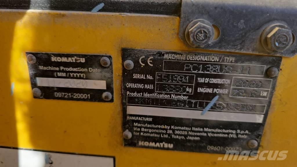 Komatsu PC 138 US-11 Paletli ekskavatörler