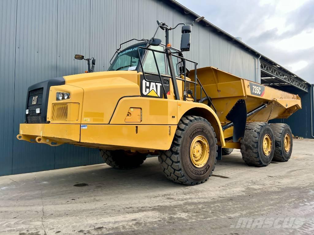 CAT 735C Belden kirma kaya kamyonu