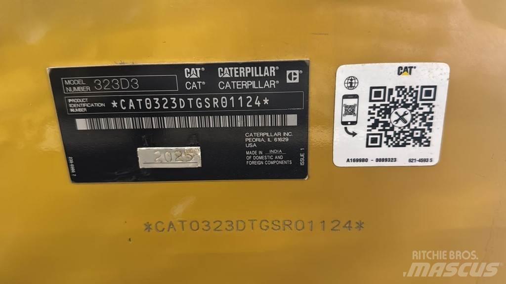 CAT 323D3 Özel ekskavatörler
