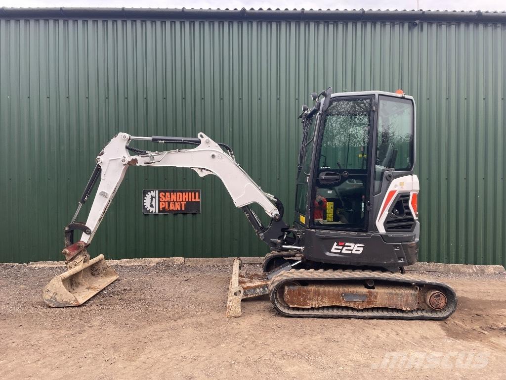 Bobcat E 26 Mini ekskavatörler, 7 tona dek