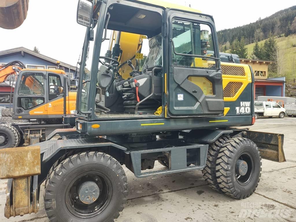 Hyundai HW140 Lastik tekerli ekskavatörler