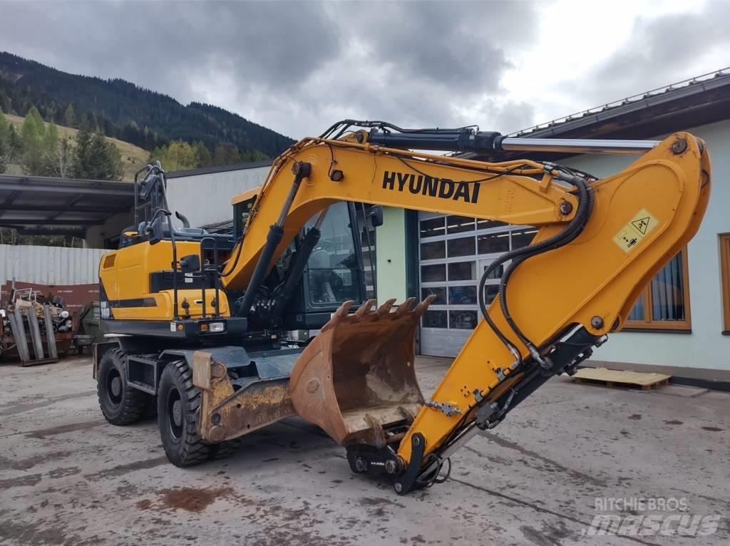 Hyundai HW140 Lastik tekerli ekskavatörler
