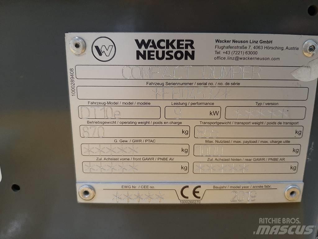 Wacker Neuson DT10e Paletli damperler