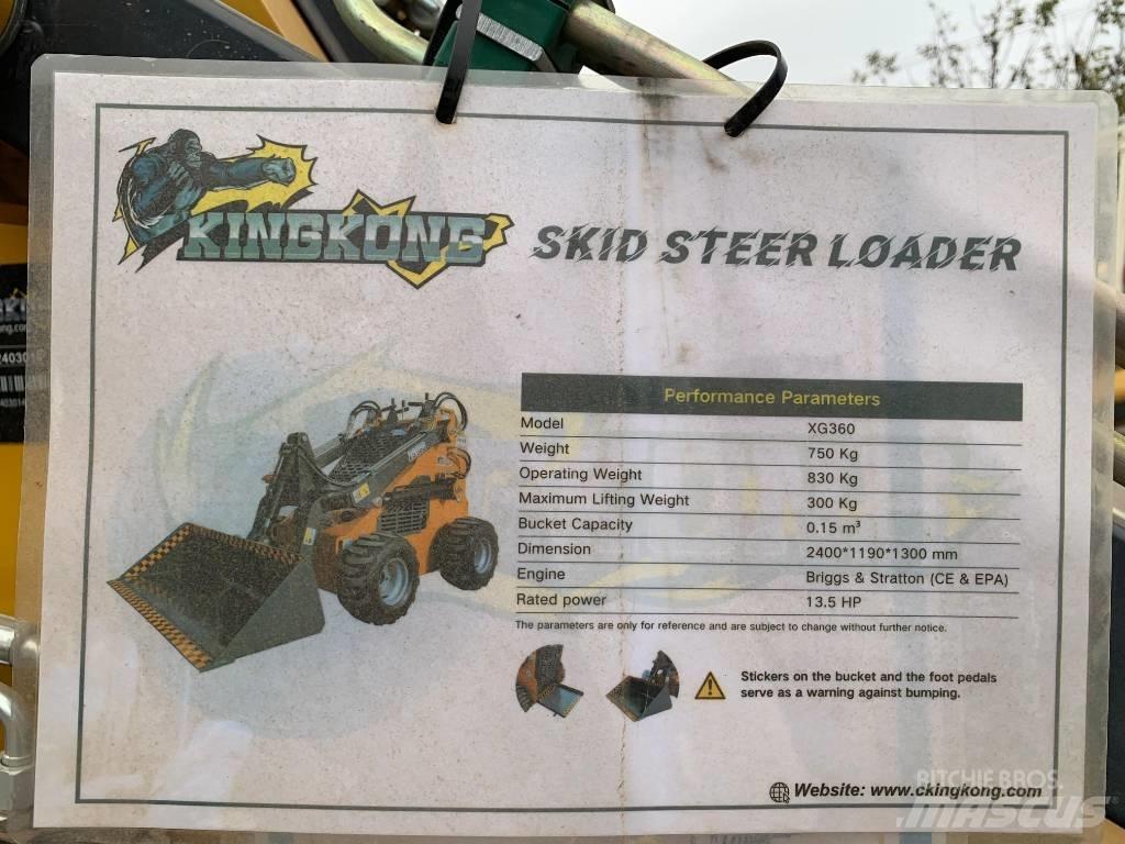 KingKong XG360 Skid steer loderler