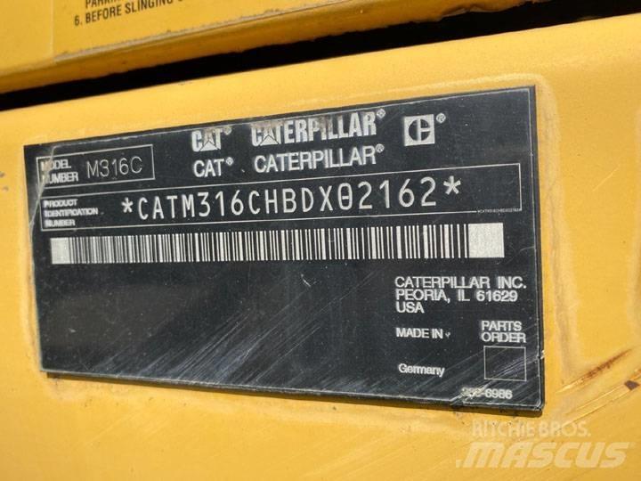 CAT M316C Lastik tekerli ekskavatörler