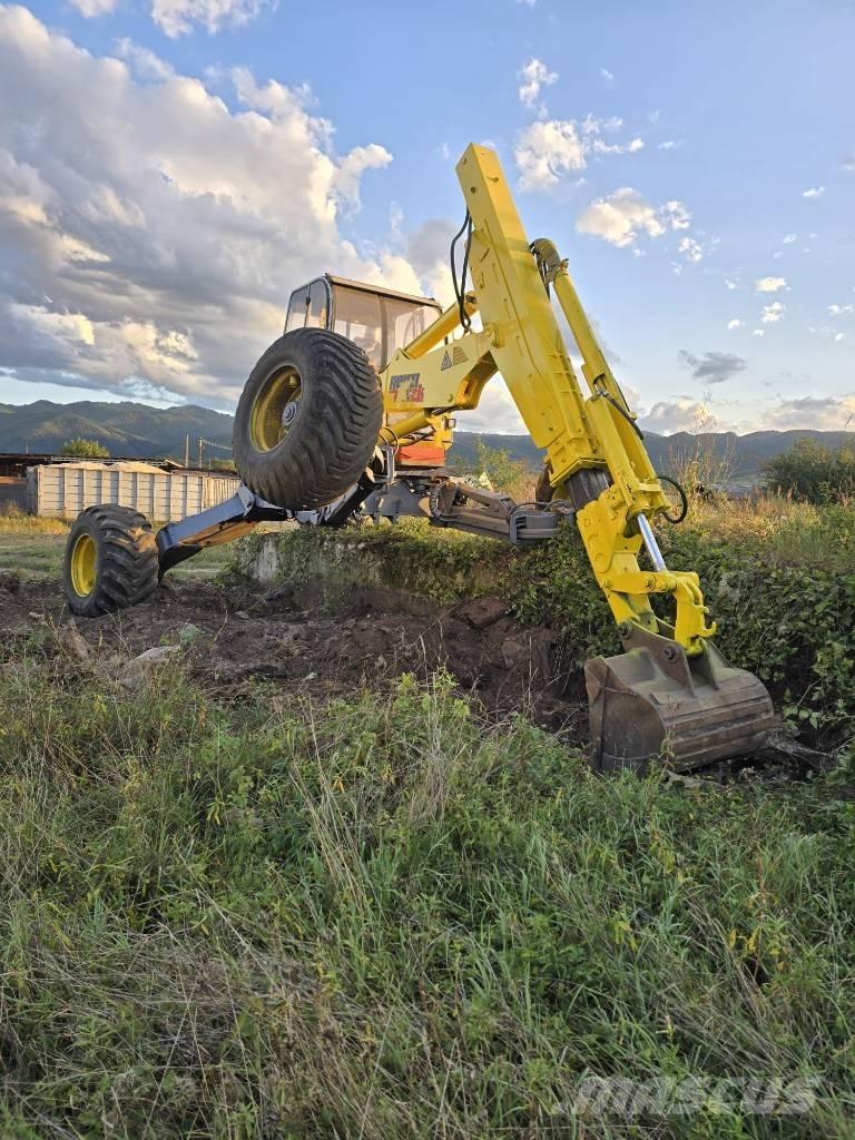 Menzi Muck A71 Lastik tekerli ekskavatörler
