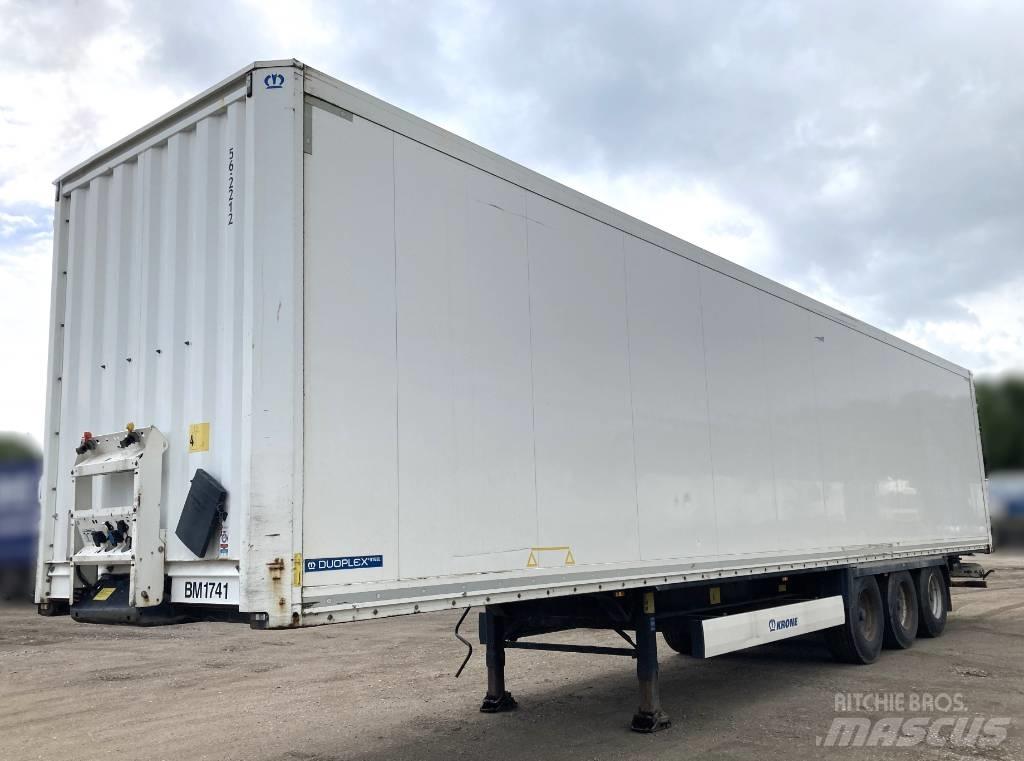 Krone Boxtrailer Kapali kasa yari römorklar