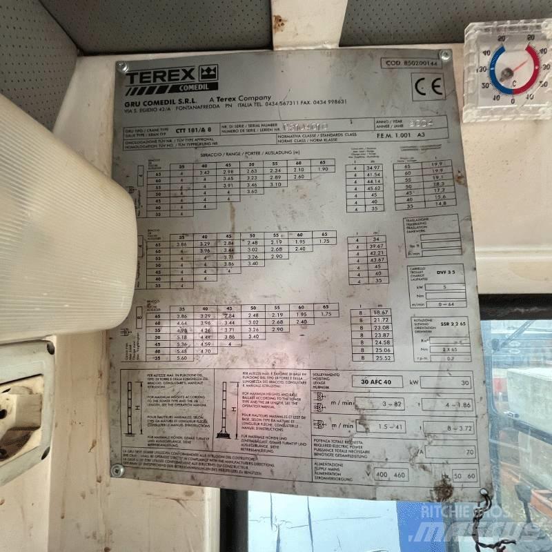 Terex CTT181-A8 Kule vinçler
