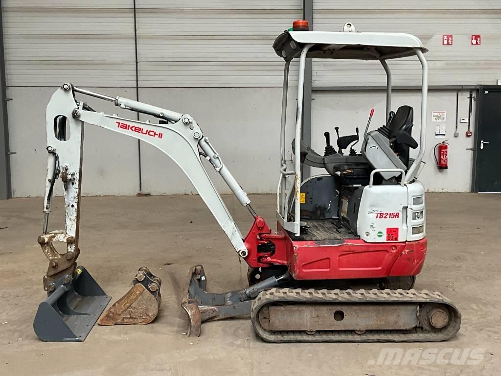 Takeuchi TB 215 R Mini ekskavatörler, 7 tona dek