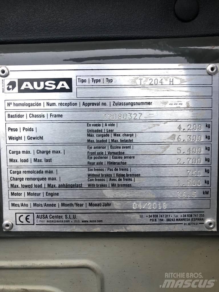 Ausa T 204 H Teleskopik yükleyiciler