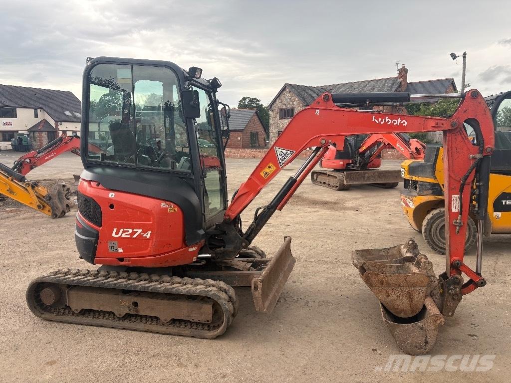 Kubota U 27-4 Mini ekskavatörler, 7 tona dek
