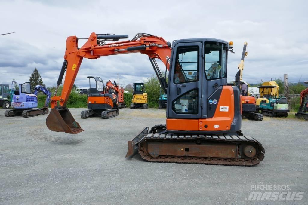 Hitachi ZX55UR-5B Mini ekskavatörler, 7 tona dek