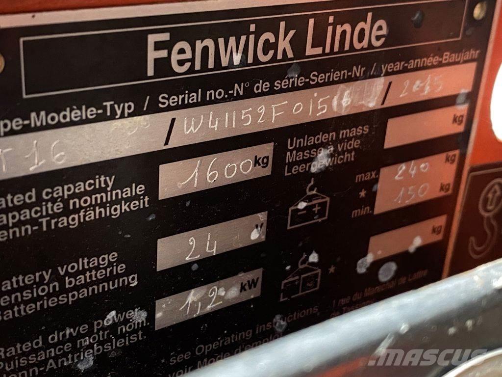 Linde T16 Düsük seviye kaldirici