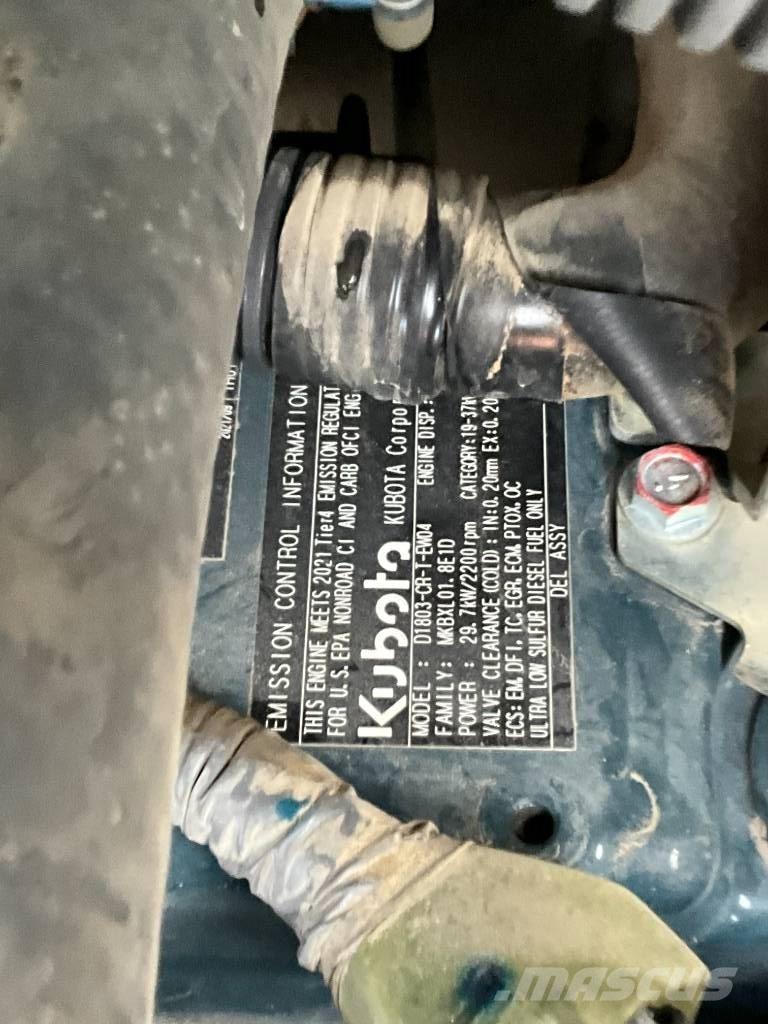 Kubota U 50-5 Mini ekskavatörler, 7 tona dek