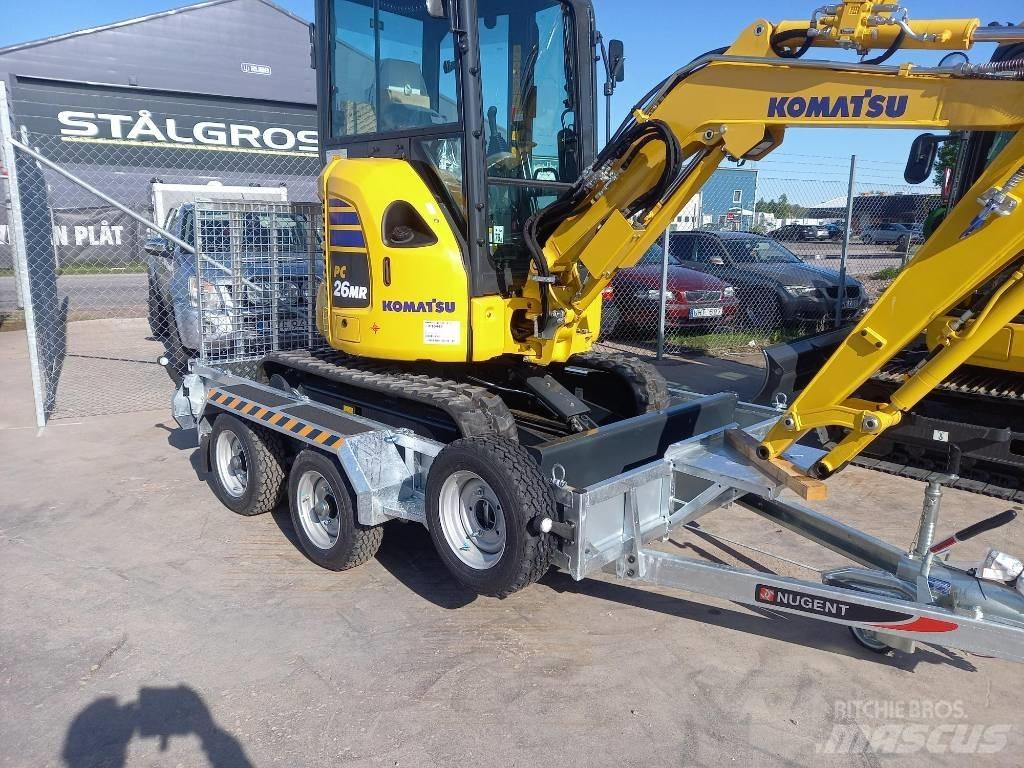 Komatsu PC26MR-5 Mini ekskavatörler, 7 tona dek