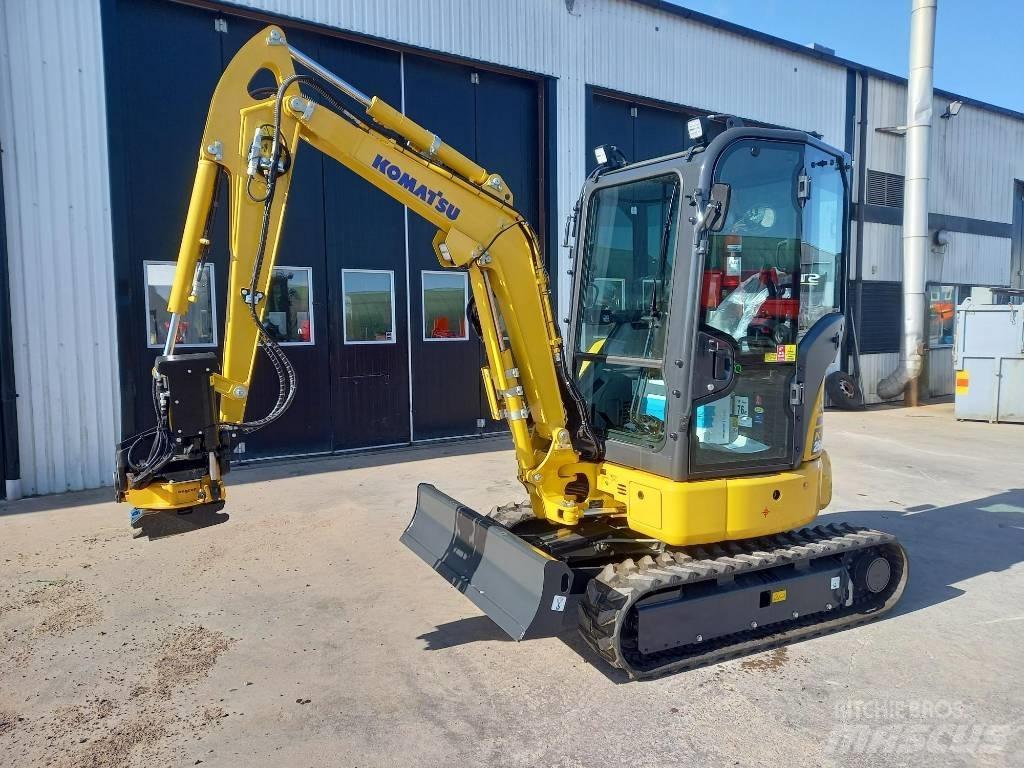 Komatsu PC26MR-5 Mini ekskavatörler, 7 tona dek