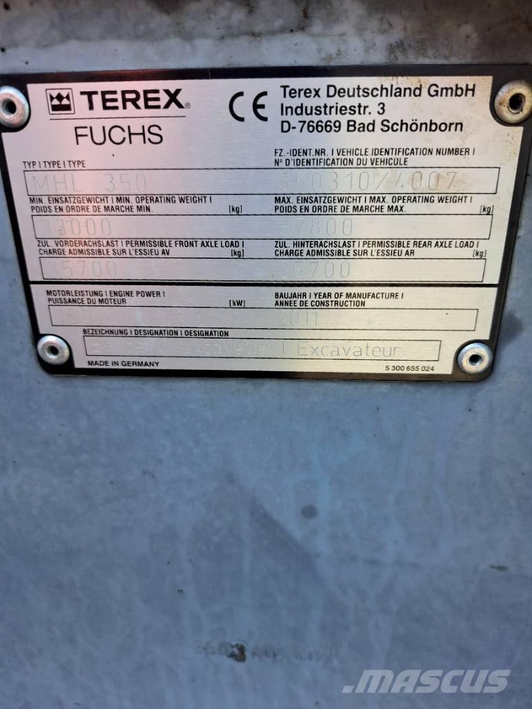 Fuchs MHL350E + Polyp Atık taşıma araçları