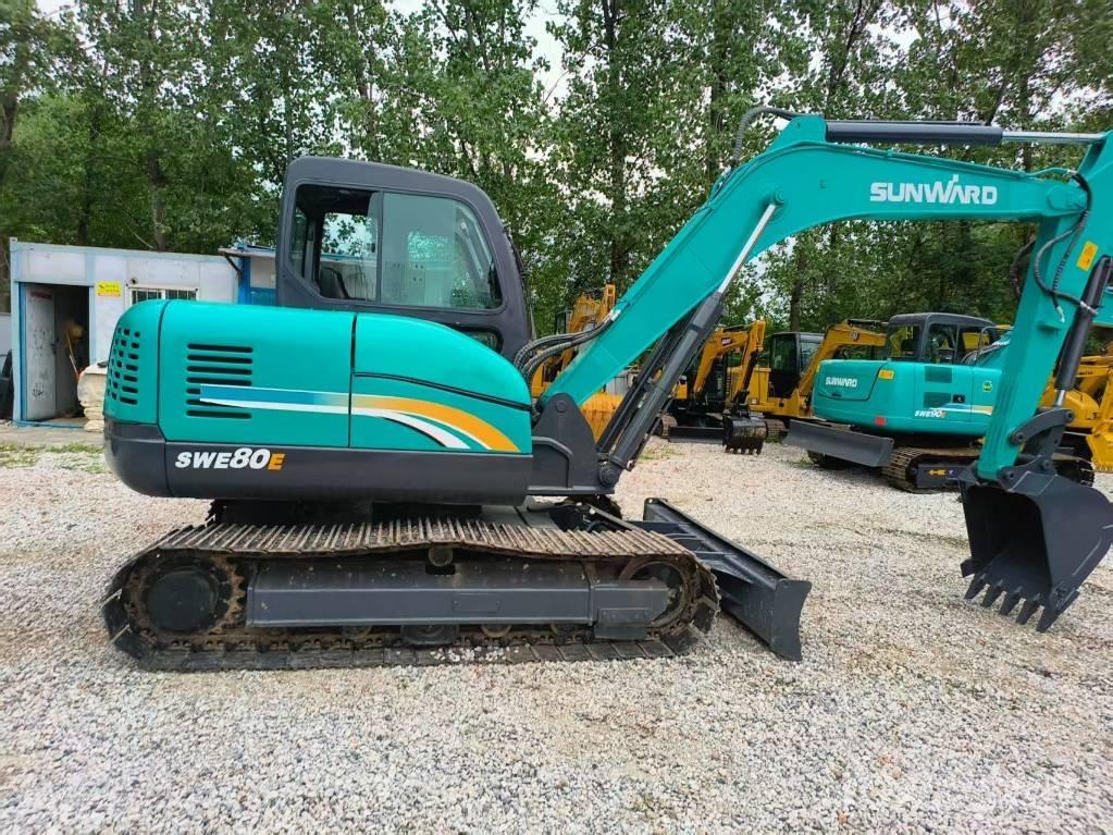 Sunward SWE 80 Mini ekskavatörler, 7 tona dek