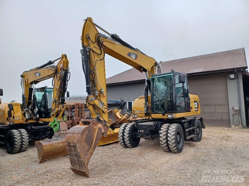 CAT 313 D Lastik tekerli ekskavatörler